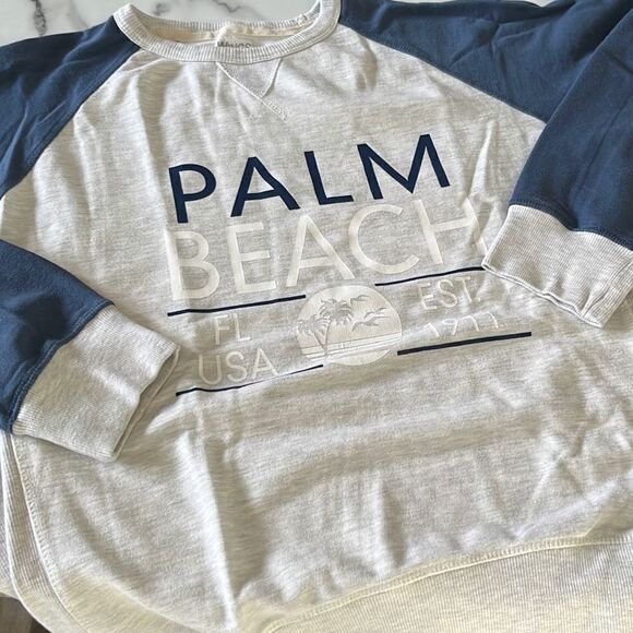 Wings Palm Beach" Retro Vintage Style Crew Sweatshirt Sz. XL - Picture 1 of 6